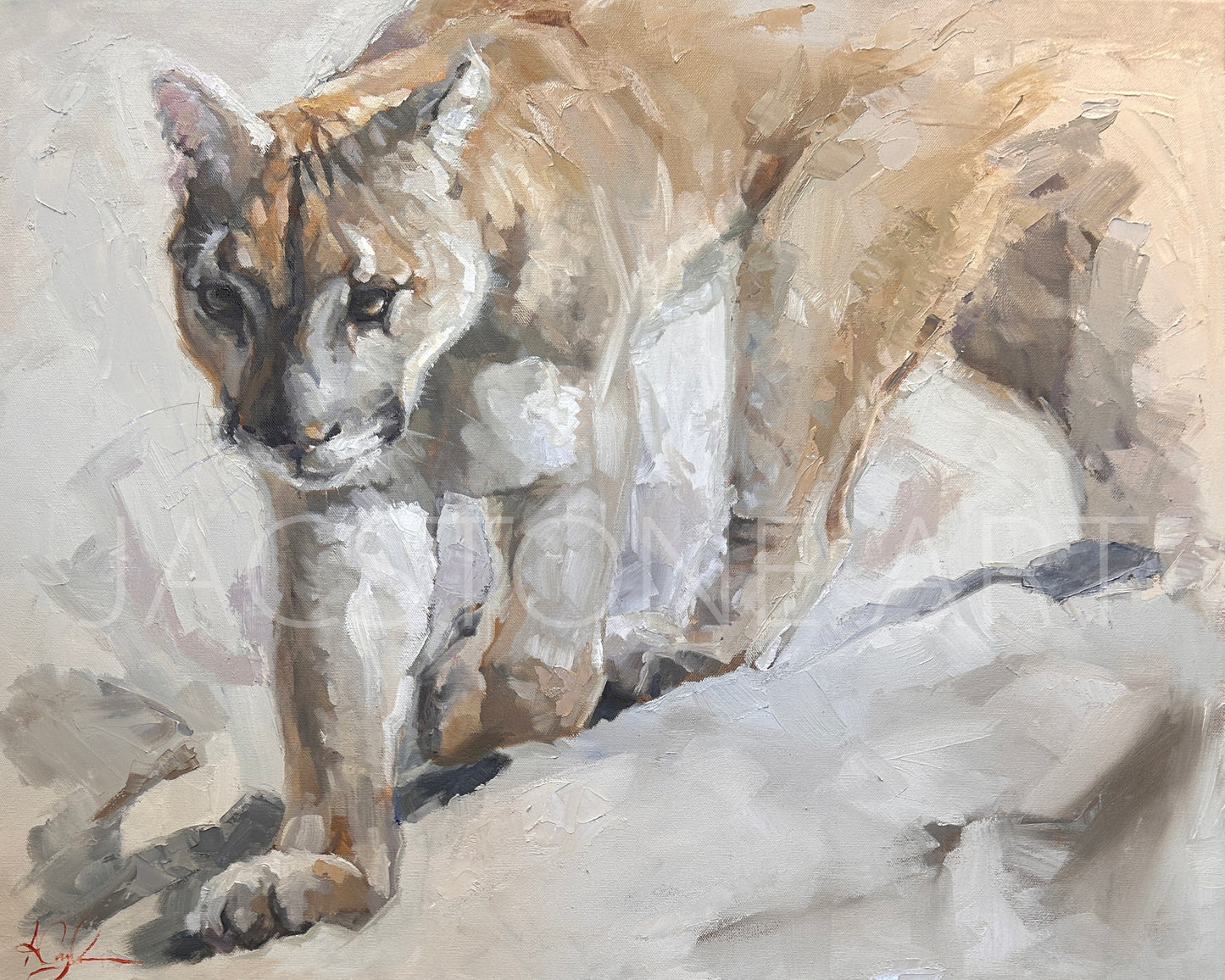 Silently Sheldon- Giclee Gallery Wrapped Canvas on Natural Floater Frame