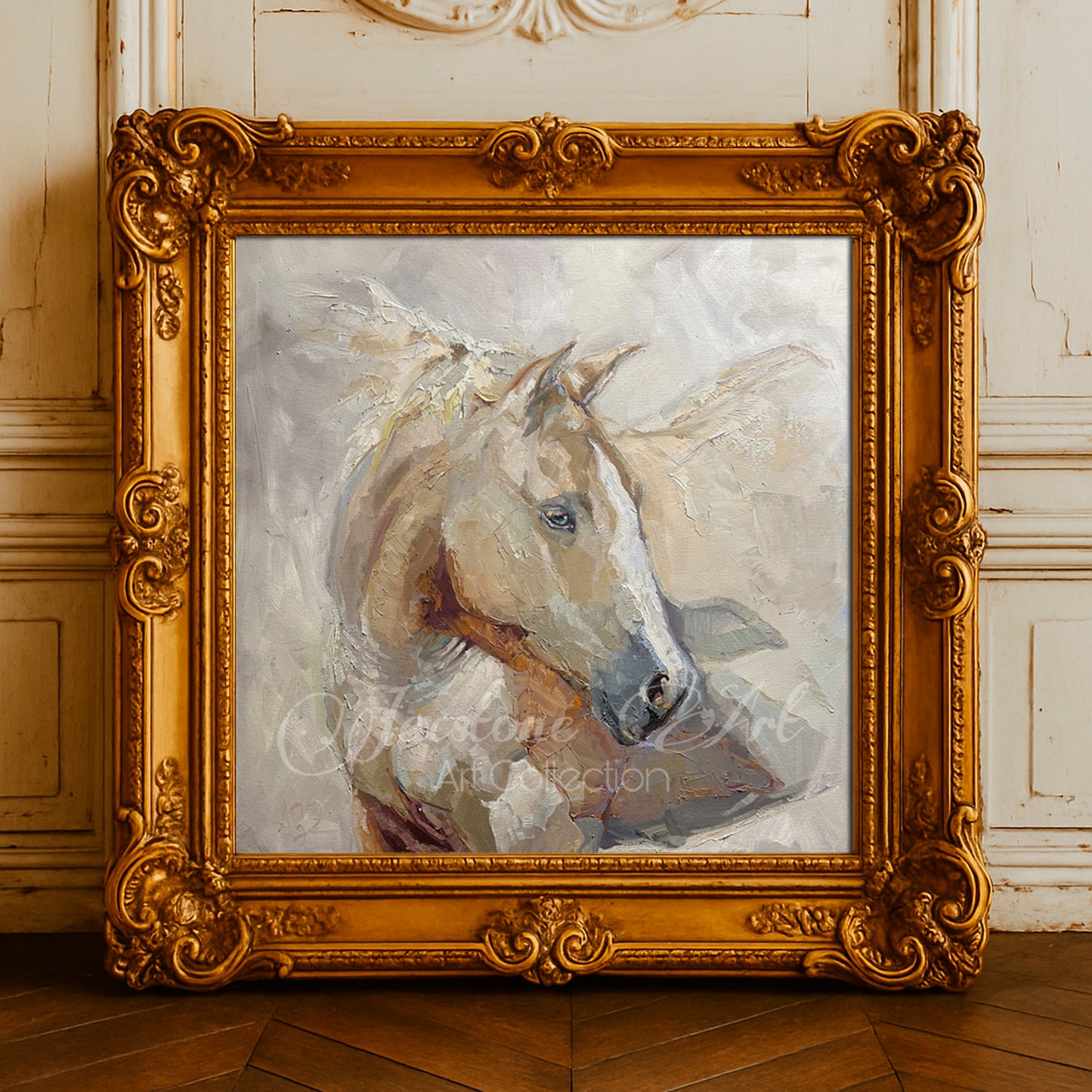 Dream Catcher-Palomino Horse Art Print