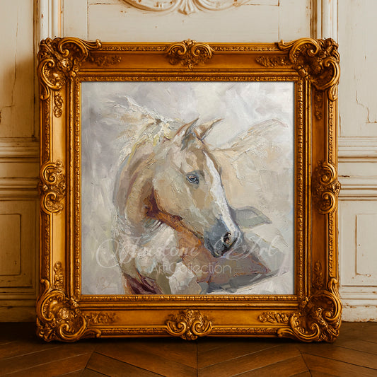 Dream Catcher-Palomino Horse Art Print