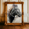 Bangtail Sterling- Ranch Horse Western Art- Art Print