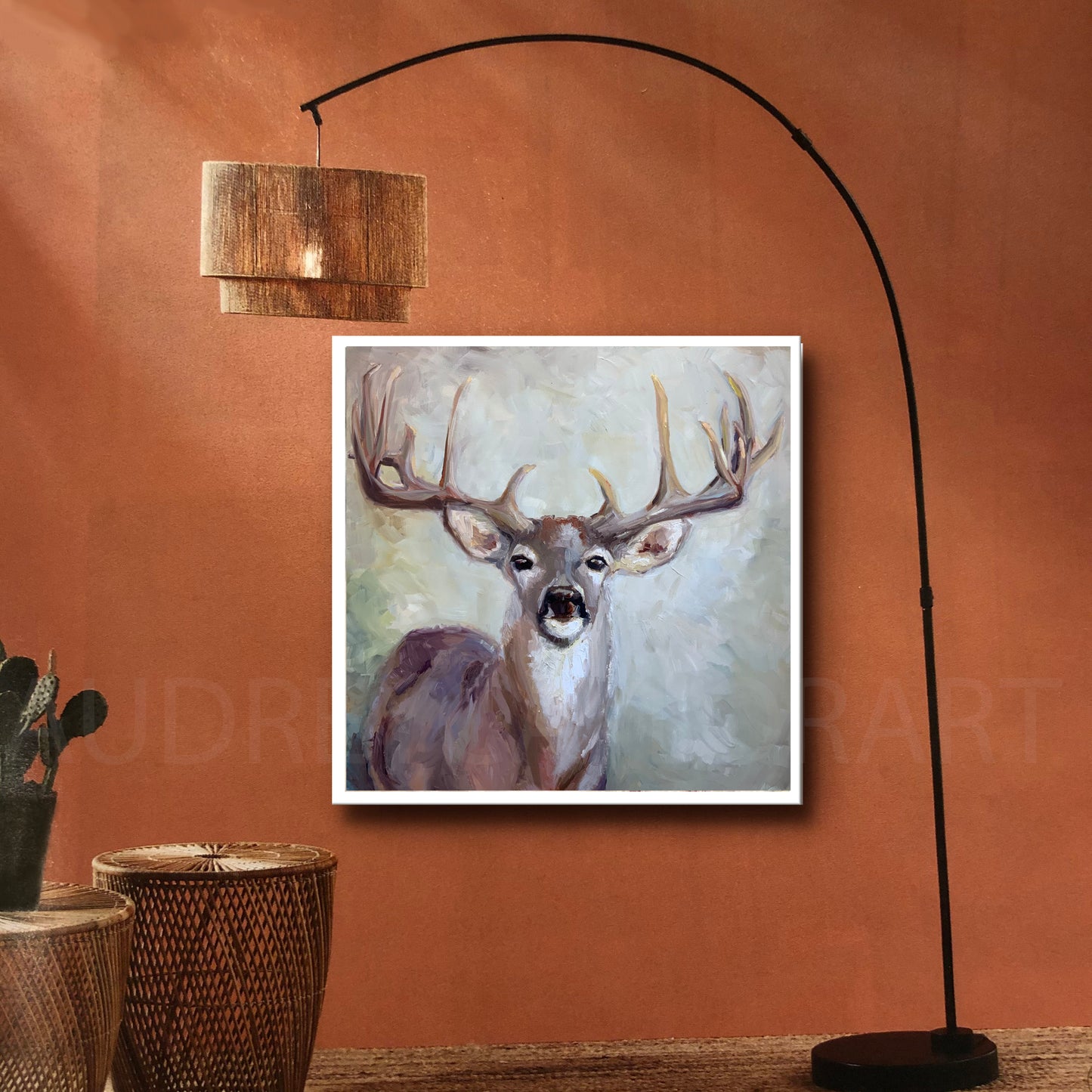 Antlers At Last Light- Art Print