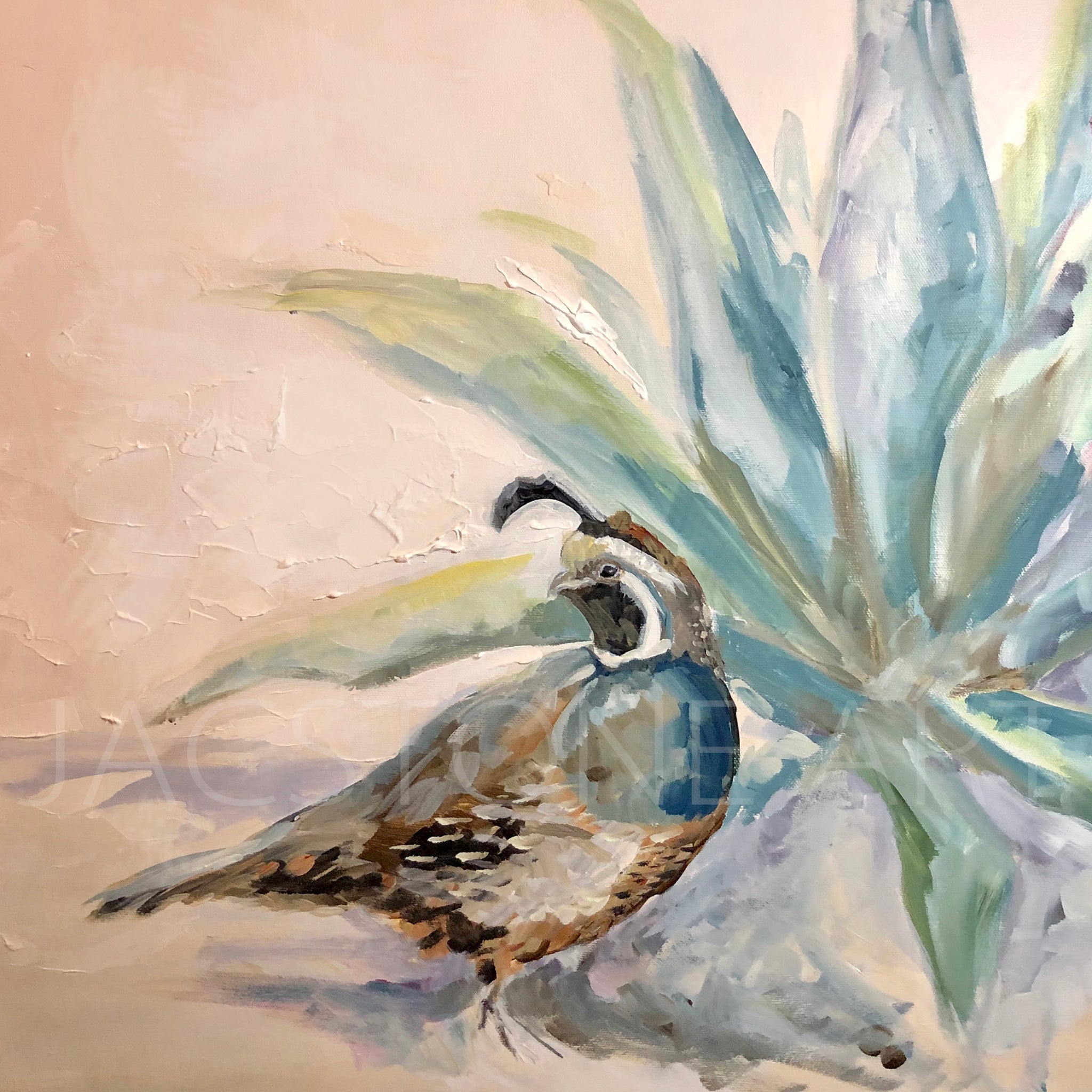 Quail Ends- Canvas Print – Jacstone Art