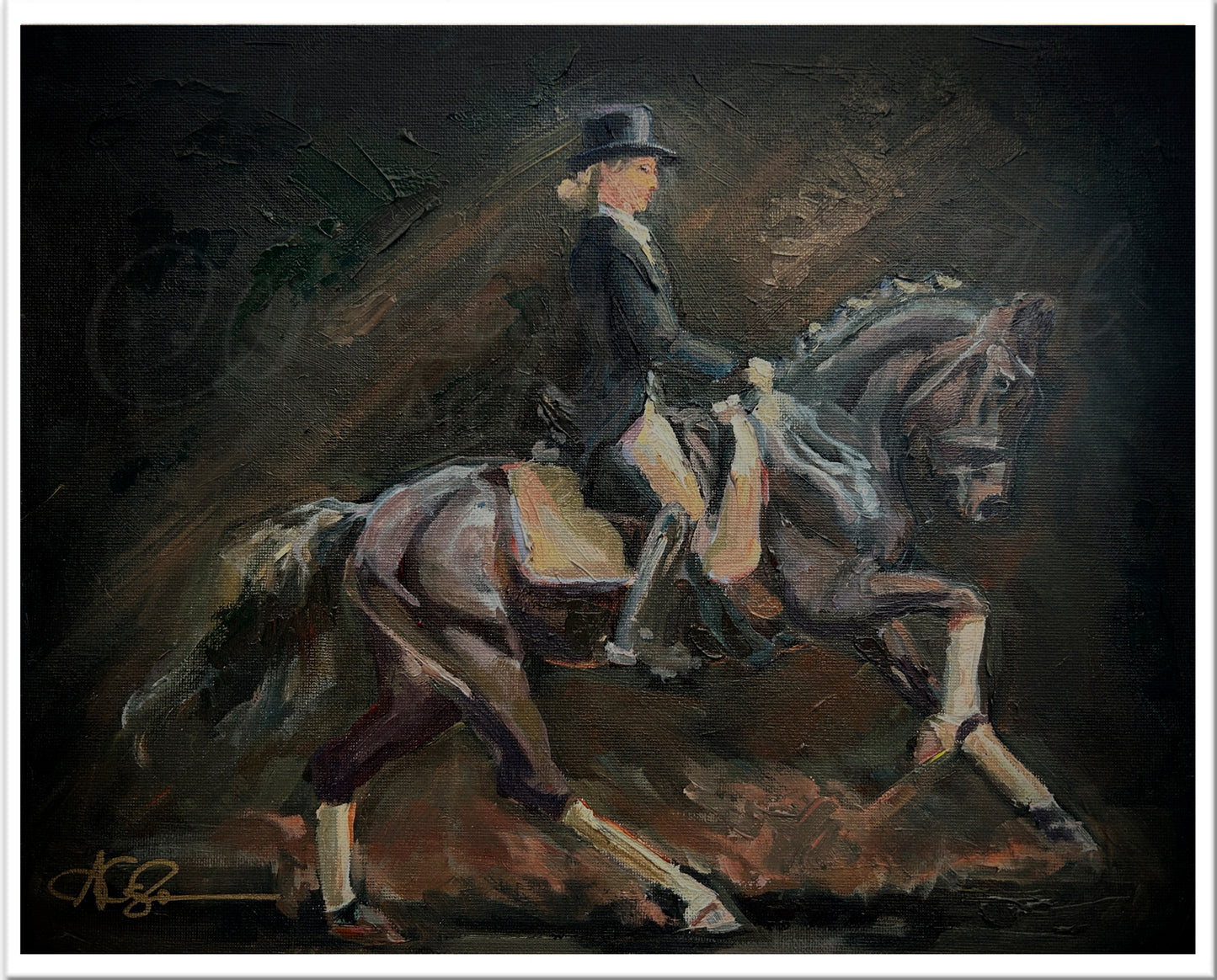 Equestrian Horse Art- Art Print