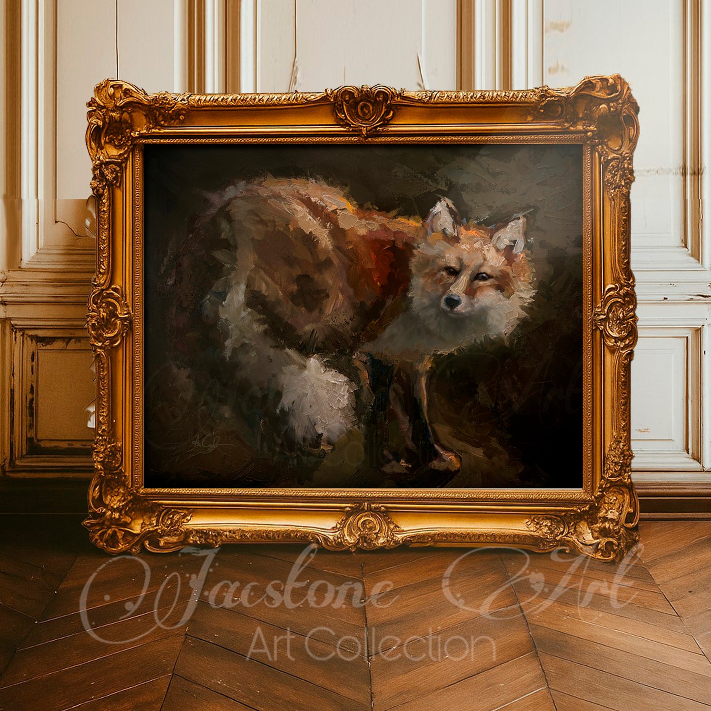 Vintage Style Fox Hunt Artwork- Art Print