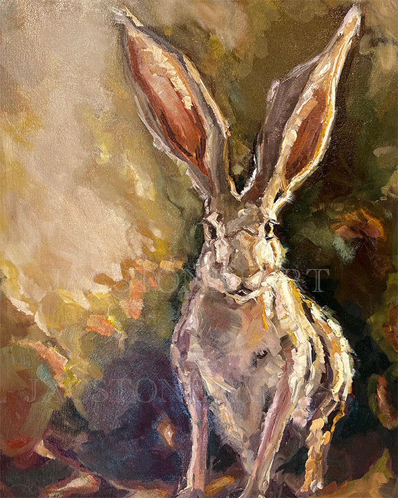 “Ears of the Mesa” Jack Rabbit Art Print