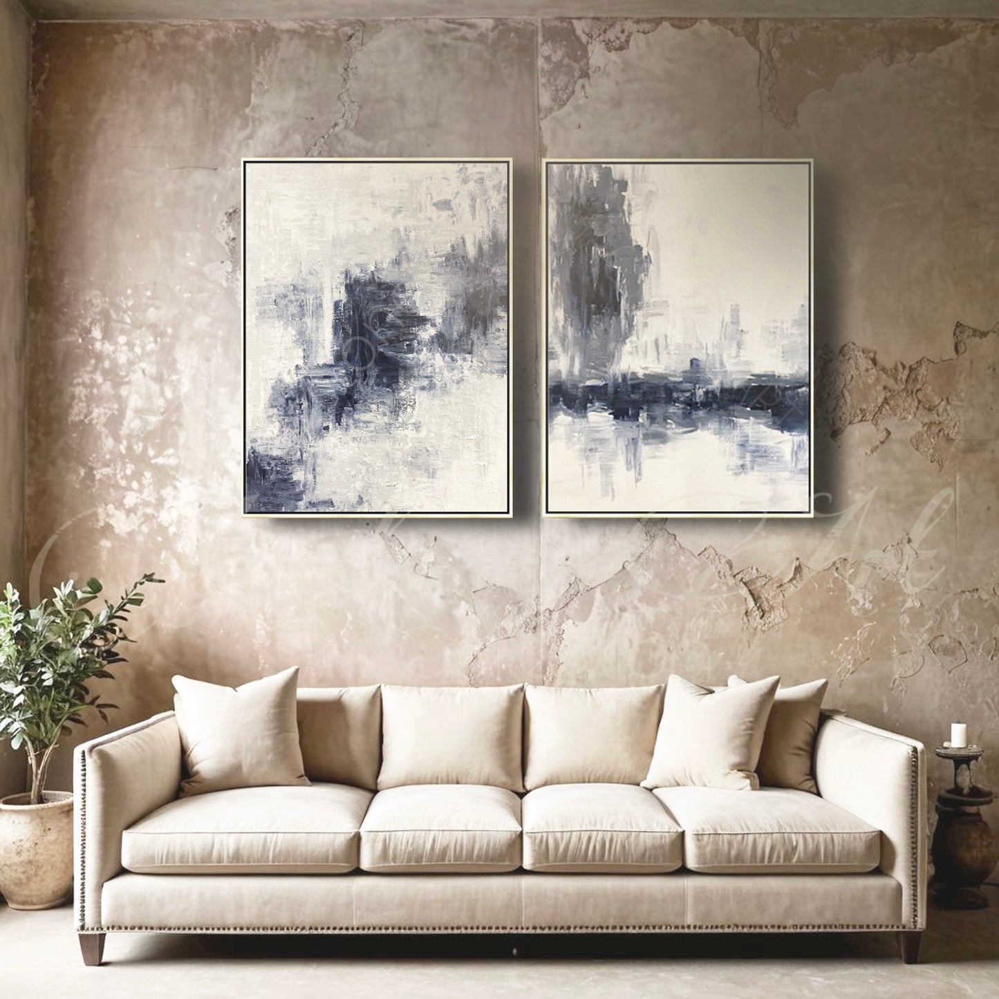 Still Waters I-Giclee Gallery Wrapped Canvas on Gold Floater Frame