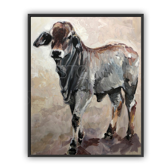 Calamity Jane- Giclee Gallery Wrapped Canvas on Black Floater Frame