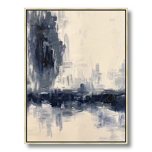 Still Waters II- Giclee Gallery Wrapped Canvas on Gold Floater Frame