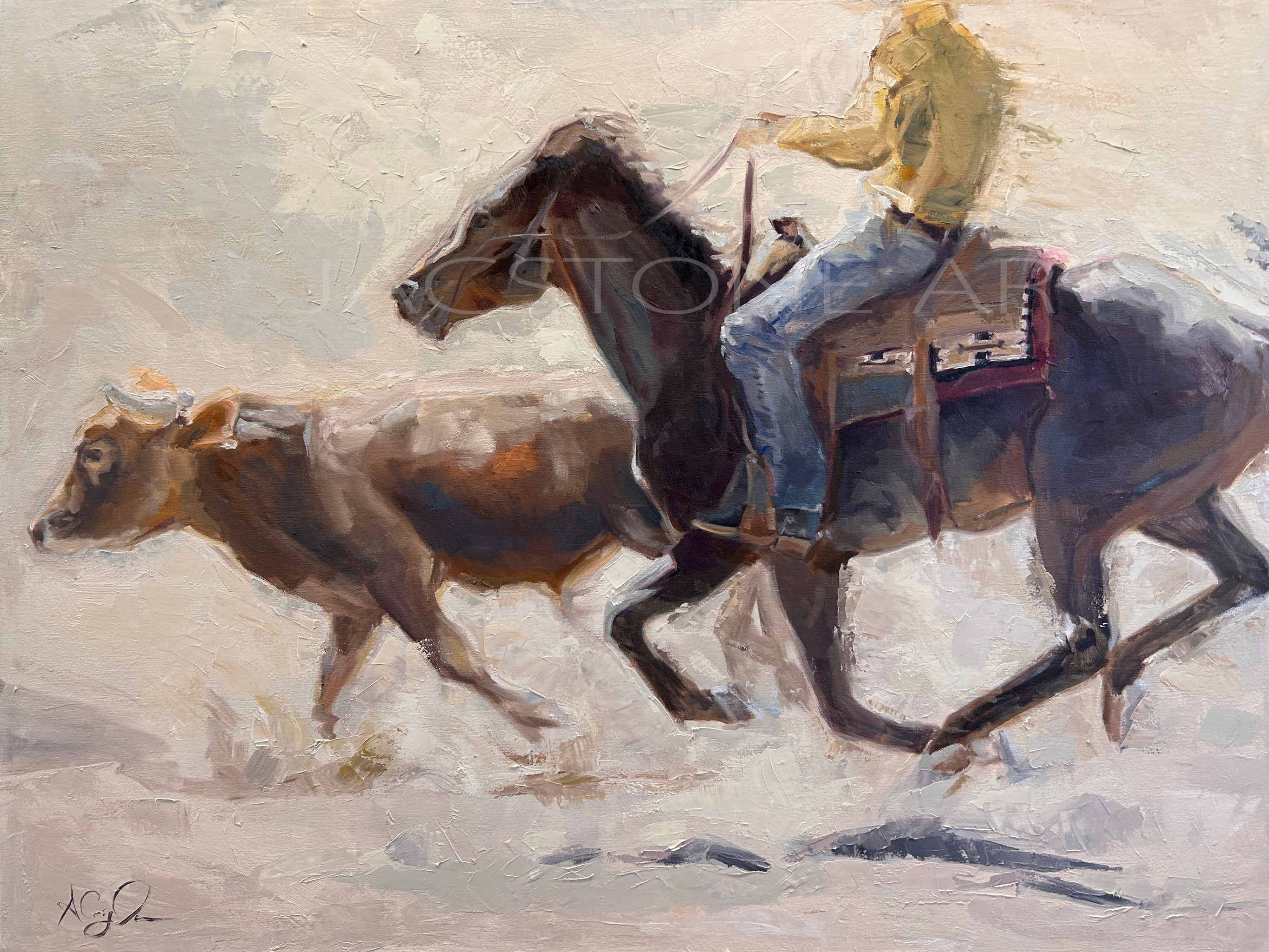 High Noon Round Up- Canvas Print – Jacstone Art