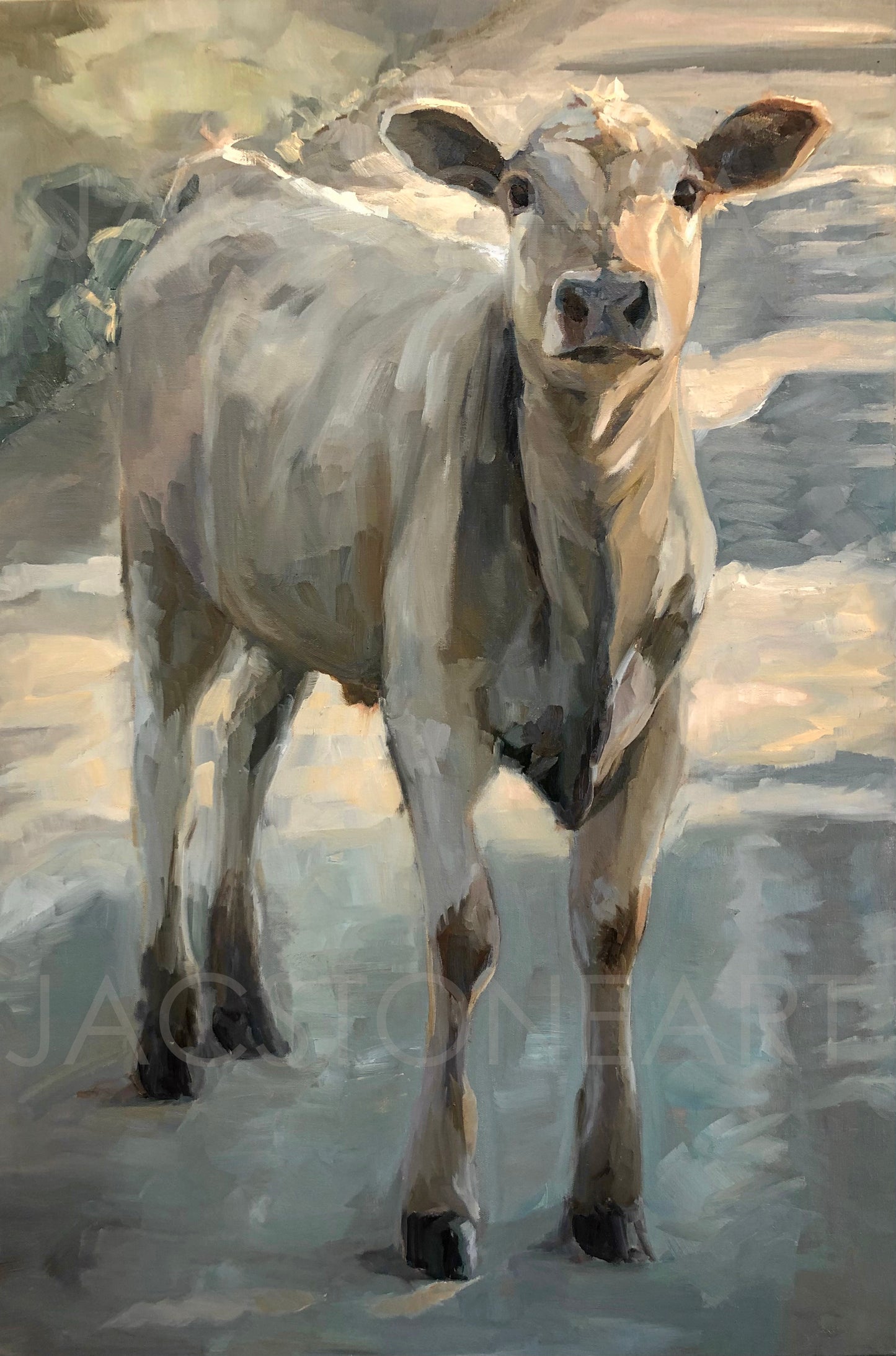 Traffic On County Road 507- Canvas Print