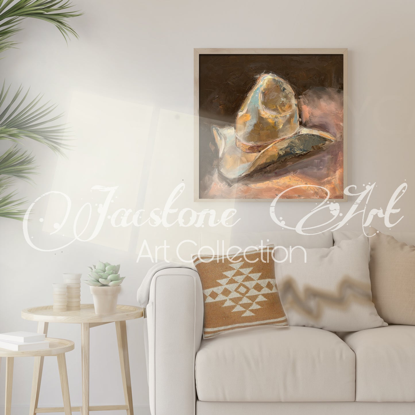 Trail Dust Vintage Cowboy Hat- Art Print